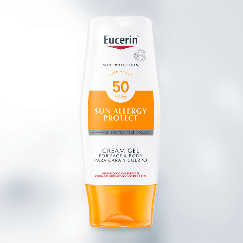 Крема за заштита од сонце и кожа склона кон алергии на сонце | Eucerin Allergy Protect | SPF 50+ |150ml