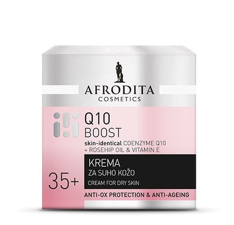 Крема за сува кожа - Q10 Boost | Afrodita | 50 ml