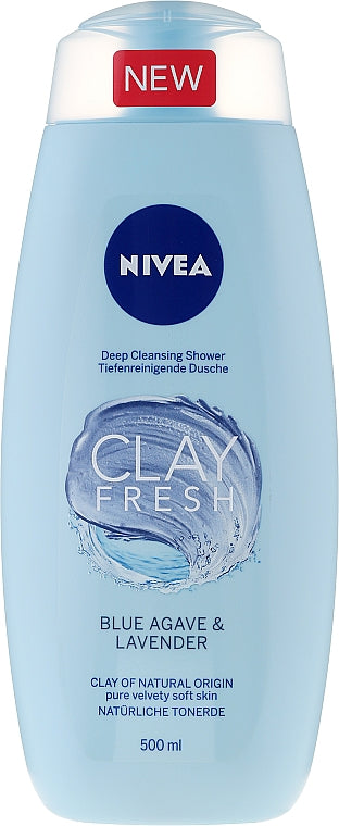 Гел за туширање | Nivea | Clay Blue Agave & Lavender | 500ml