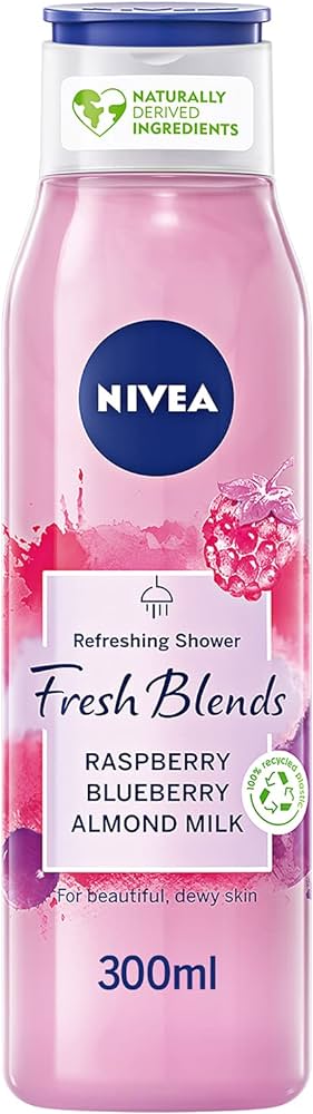 Гел за туширање | Nivea | Raspberry, Blueberry & Almond milk | 300ml