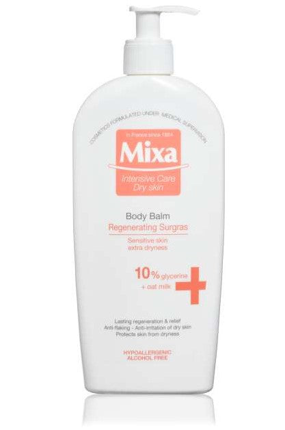 Млеко за тело за регенерација на кожата | Mixa | 400ml