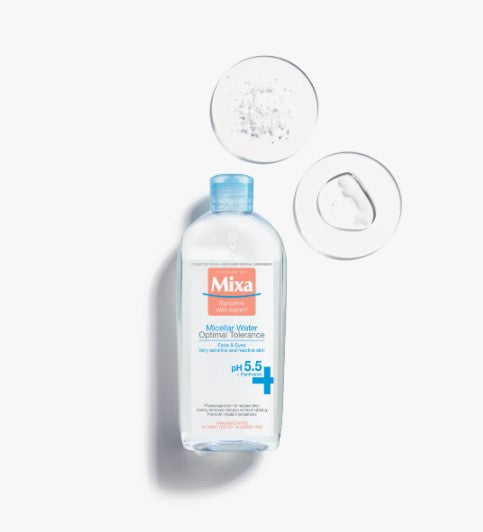 Мицеларна вода - Optimal Tolerance | Mixa | 400ml