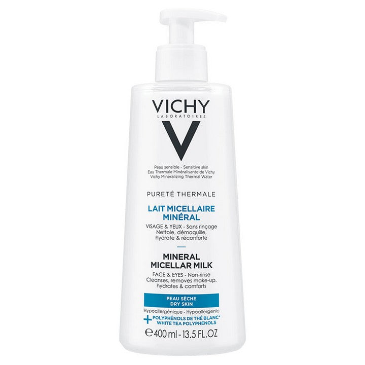 Мицеларно млеко за сува кожа | Vichy | Pureté Thermal | 400ml