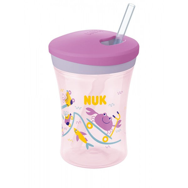Некапечка чаша со цевка | Nuk | Action Cup Evolution 230 ml (12+mes.)