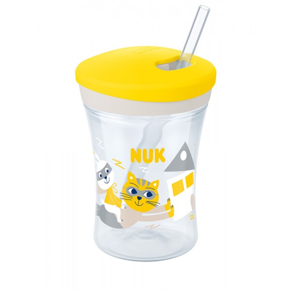 Некапечка чаша со цевка | Nuk | Action Cup Evolution 230 ml (12+mes.)