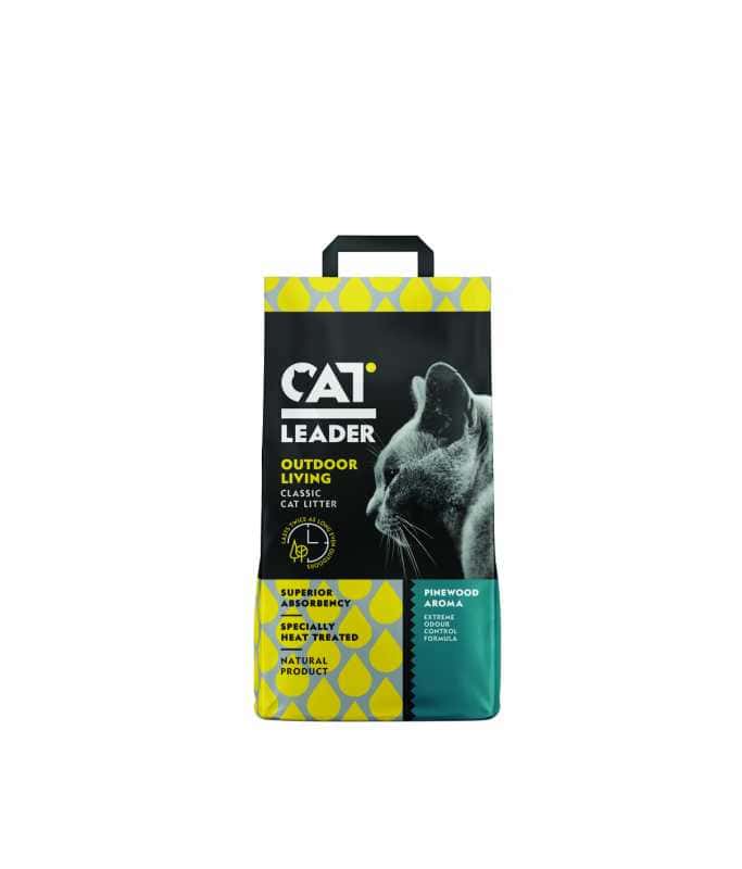 Песок за мачки со мирис на борово дрво | Cat Leader | 5kg