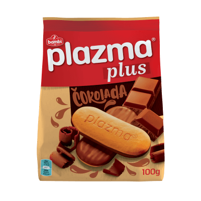 Кекс со чоколаден прелив | Плазма | 100g