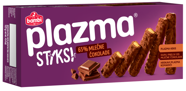 Стикси - млечно чоколадо | Плазма | 125g