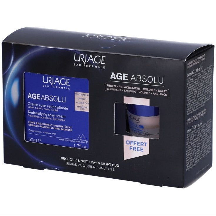 Промотивен сет за зрела кожа - Absolu | Uriage | 50ml +15ml