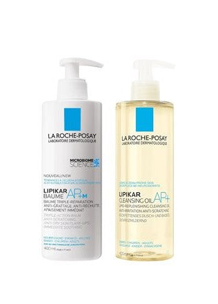 Промотивен сет за сува кожа - Lipikar | La Roche Posay | 400ml + 400ml