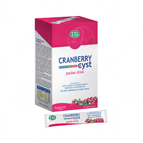 Раствор со екстракт од брусница | ESI Cranberry Cyst | 16 кесички