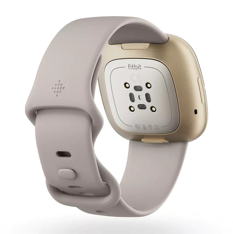Smart часовник - Lunar White | Fitbit | Sense