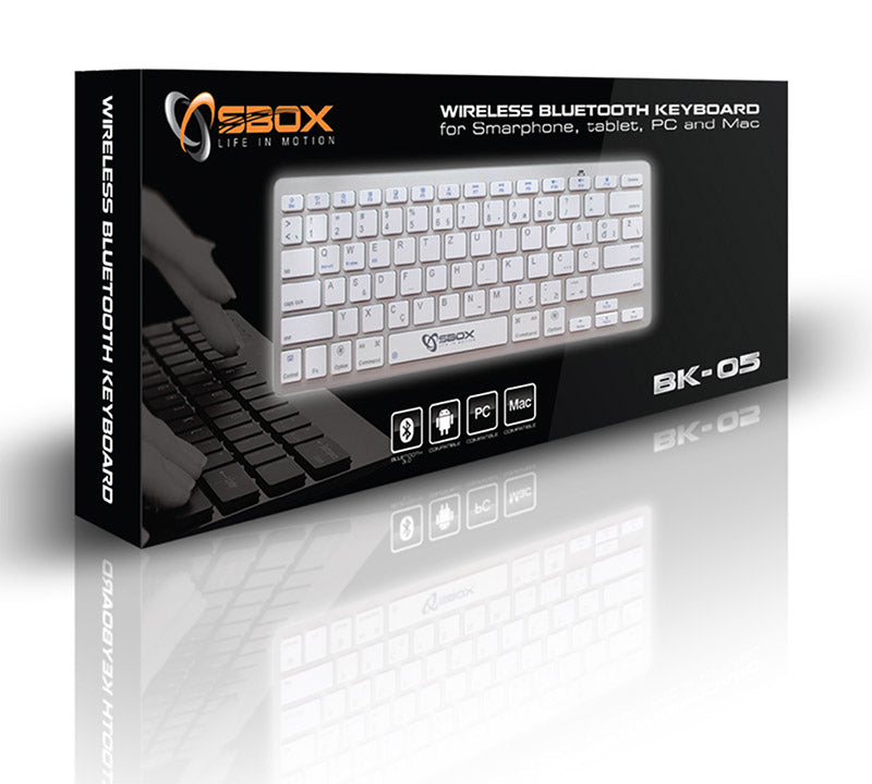 Безжична тастатура за мобилен телефон | S-BOX BK-05 USB Bluetooth
