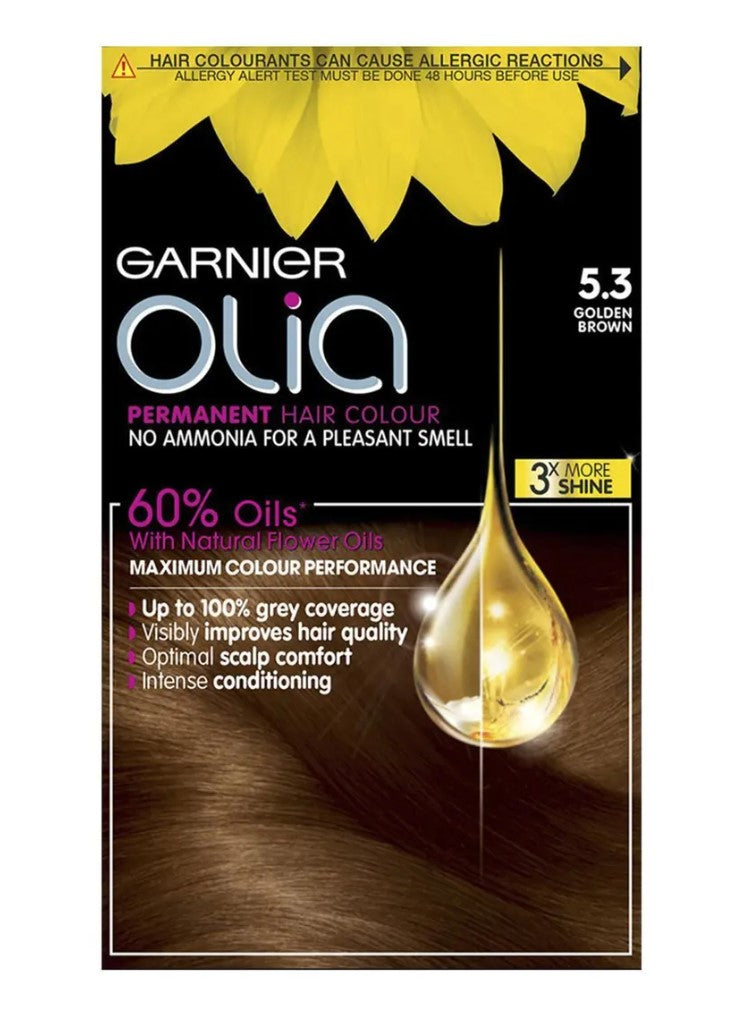 Фарба за коса - Olia | Garnier | 5.3 Golden Brown
