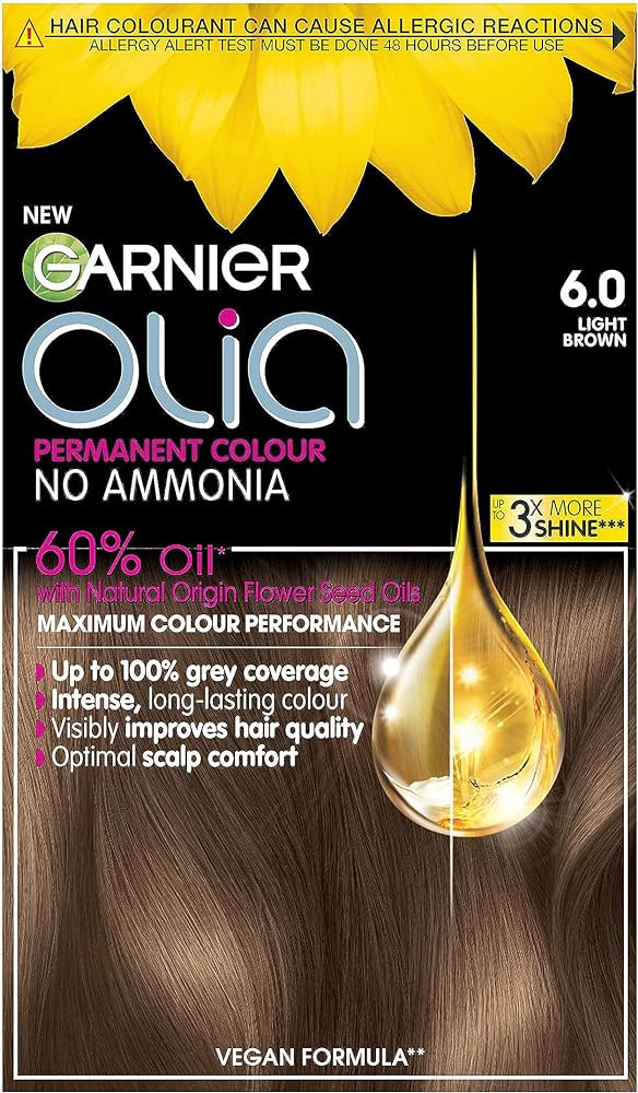 Фарба за коса - Olia | Garnier | 6.0 Light Brown
