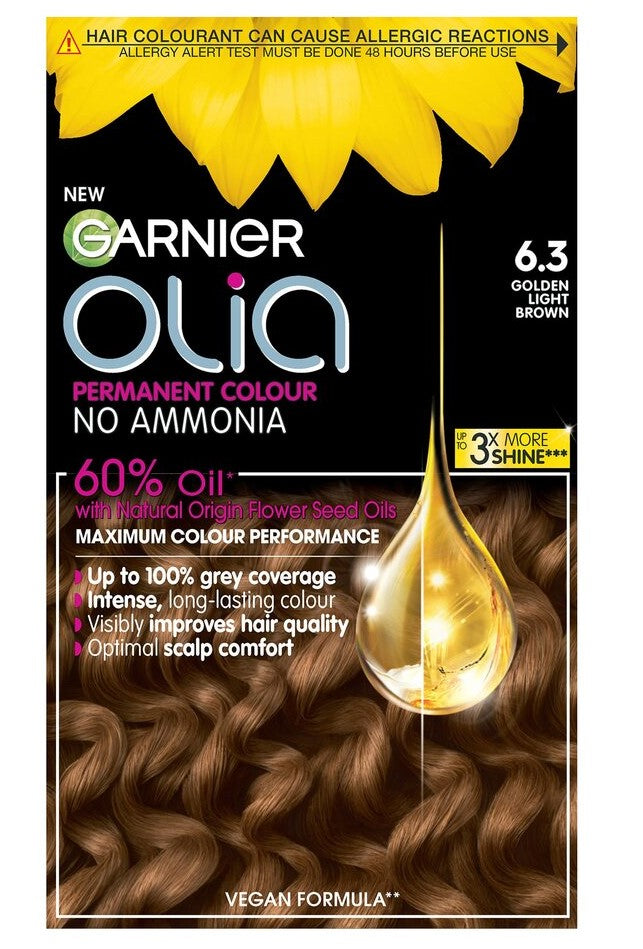 Фарба за коса - Olia | Garnier | 6.3 Golden Light Brown