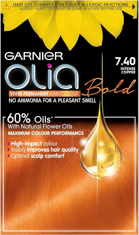 Фарба за коса - Olia | Garnier | 7.40 Intense Copper