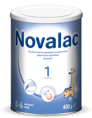 Млечна формула наменета за доенчиња до 6 месеци | Novalac 1