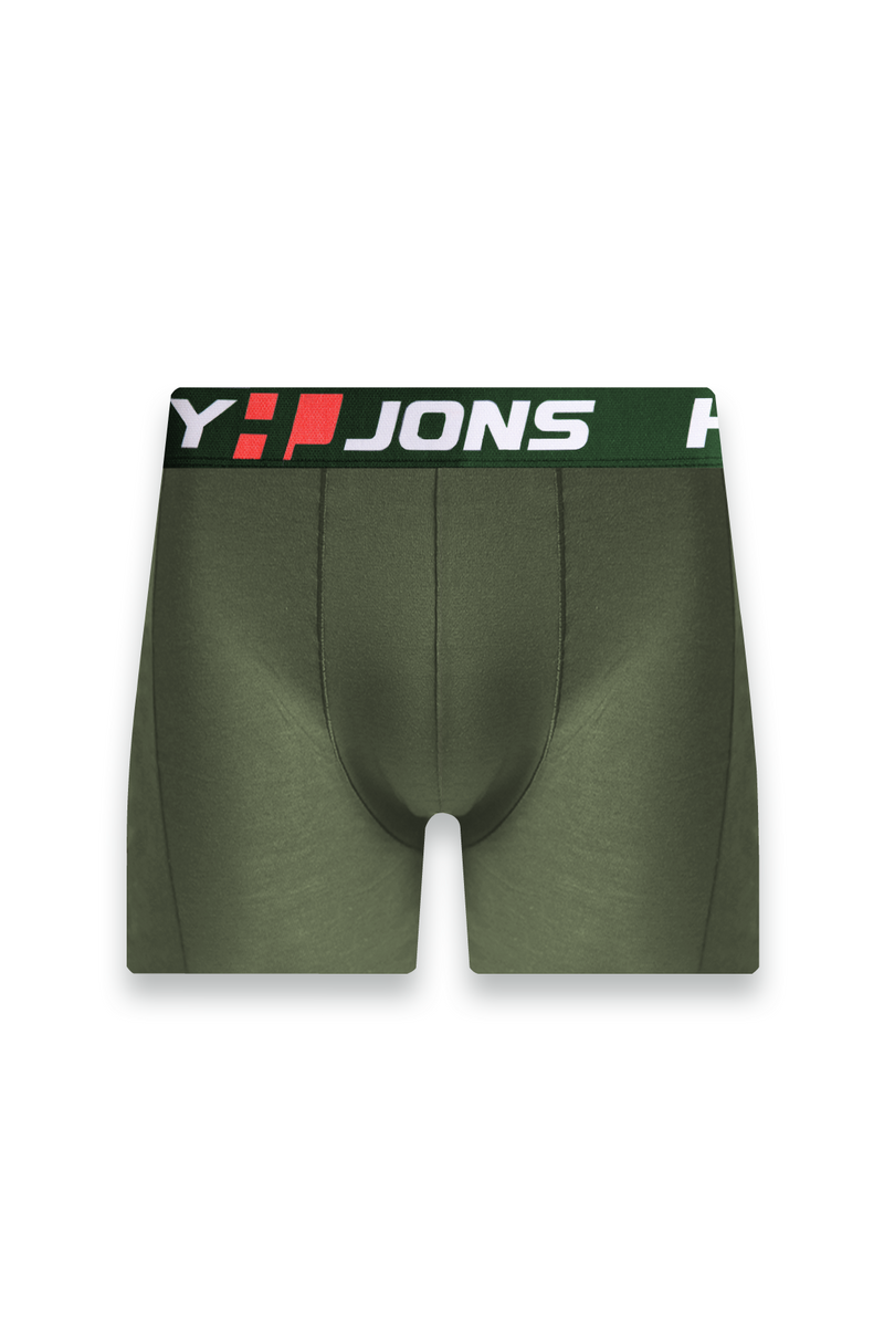 Модални памучни боксерки - каки | Harry Jons | зелени