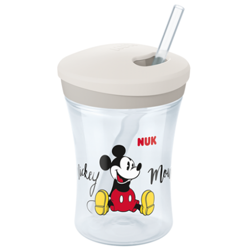Некапечка чаша со цевка | Nuk | Mickey Mouse 230мл (12+m)