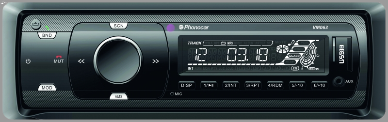 Радио | Phonocar | USB, SD Bluetooth, MP3 Player