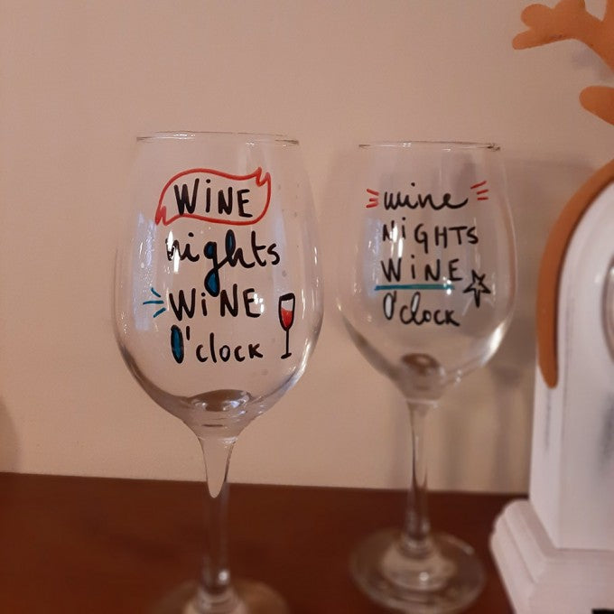 Чаша за вино | Wine O'Clock | Тиноски