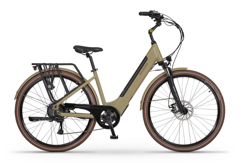 Електричен велосипед | Eco Bike | X-CITY Cappuccino 17 | крем
