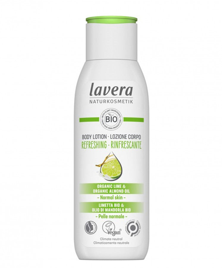 Лосион за тело од лимета и бадем - Refreshing | Lavera | 200ml