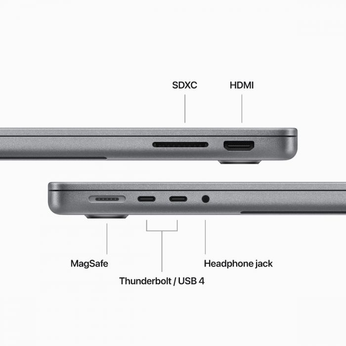Лаптоп - MacBook Pro M3 | Apple | 14" | Space Gray