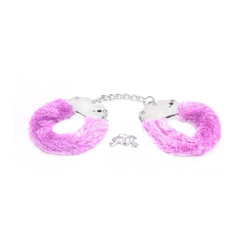 Метални лисици | Pink Furry Cuffs