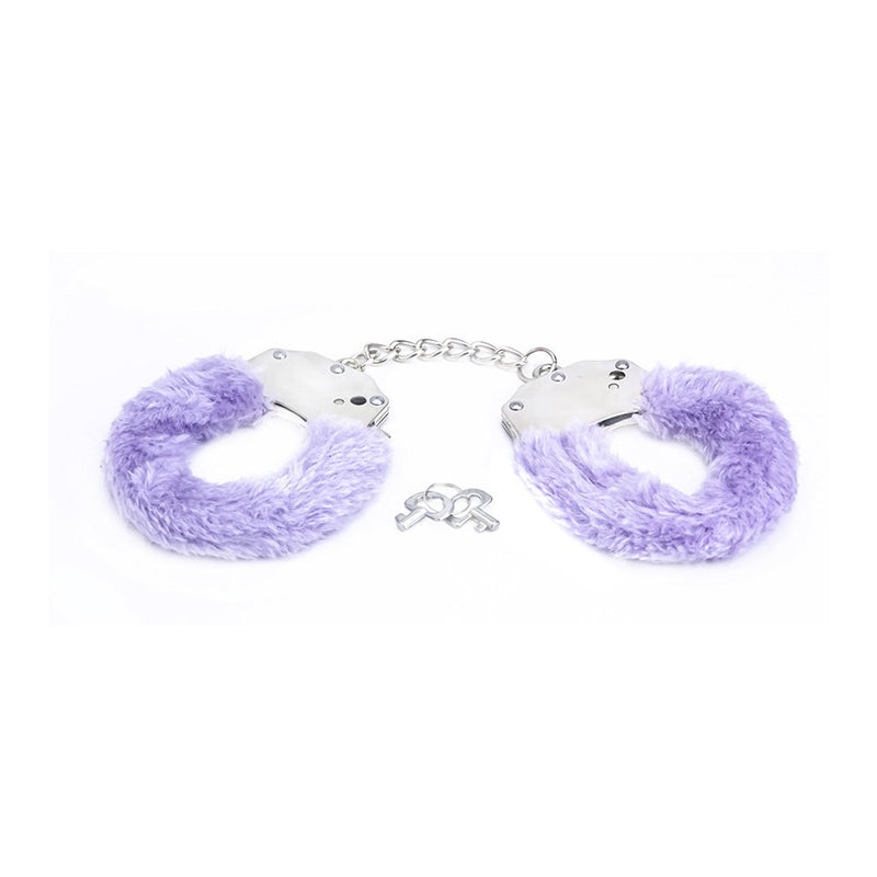Метални лисици | Purple Furry Cuffs