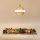 Декоративна дрвена закачалка за облека | House Of Tree