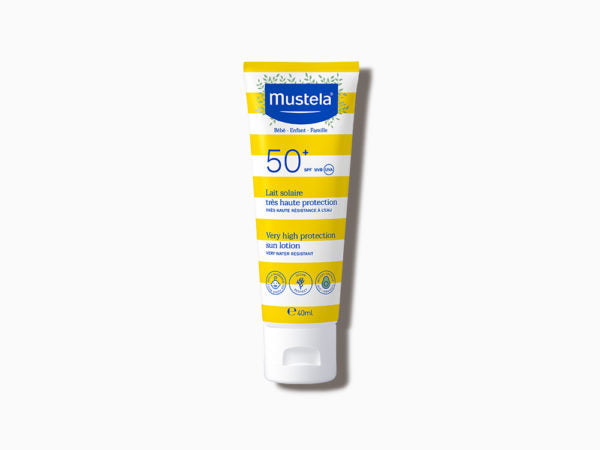 Крема за лице за сончање со висок заштитен фактор SPF 50+ | Mustela | 40 ml