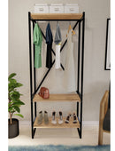 Метална конструкција со полици и закачалки | Olivia