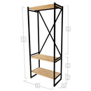 Метална конструкција со полици и закачалки | Olivia