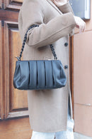 Плисирана чанта за на рамо со ланче | DSN | 5843