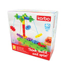 Блок играчки - вртелешка | Korbo | 40 парчиња