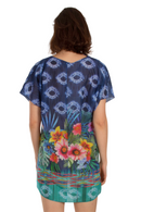 Туника | Aker | Тегет со цветен принт