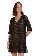 Туника со чипка | Pareo | Црна