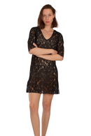 Туника со чипка | Pareo | Црна