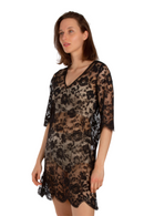 Туника со црна чипка | Aker