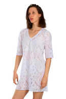 Туника | Aker | Бела со чипка