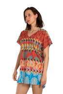 Шарена туника со принт | Aker