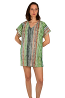 Туника | Aker | Pareo | Памучна со линии | Шарена