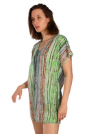 Туника | Aker | Pareo | Памучна со линии | Шарена