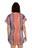 Туника | Aker | Памучна со линии | Шарена