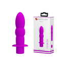Виолетов анален вибратор со 10 вибрации