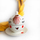 Дводелен порцелански чајник | Mrs Potts | Тиноски