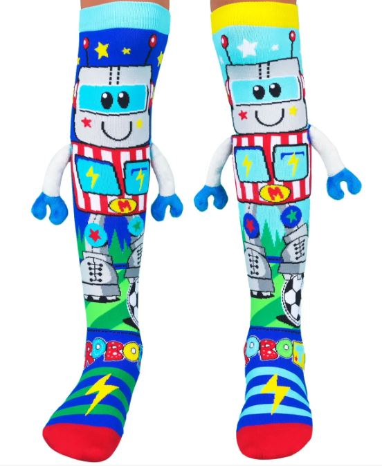 Детски машки чорапи | Robot Socks | 3-5 години