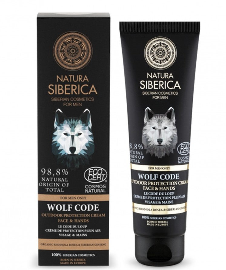 Крем за лице и раце за мажи - Wolf Code | Natura Siberica | 80ml